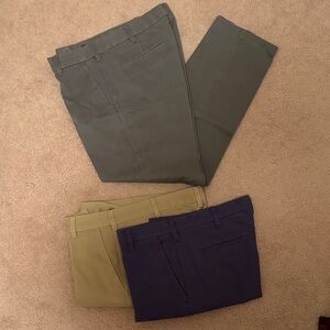 (3) Men's Classic Chino Pants